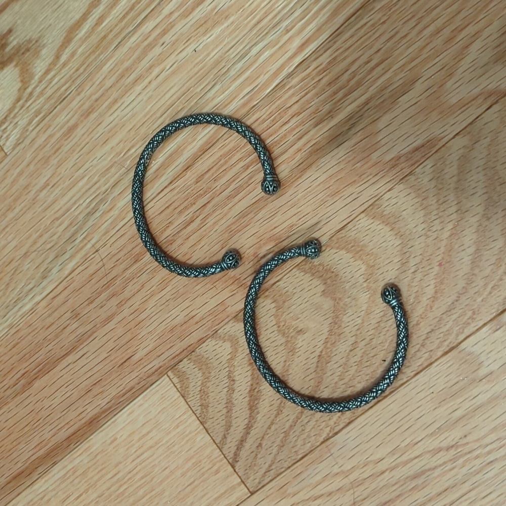 Two Reproduction Roman Bangles
